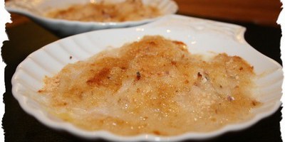 2 coquilles St Jacques gratinées à l’ancienne (selon saison)