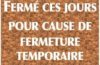 Fermeture hivernale 2019