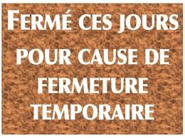 Fermeture hivernale 2019